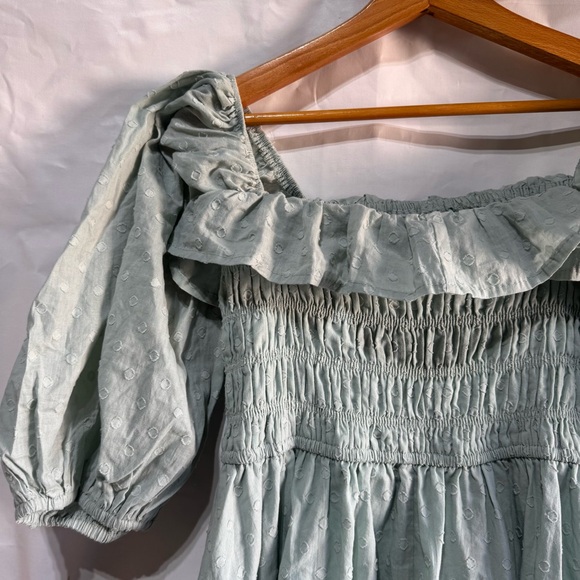 R. Vivimos // sage green long sleeves maxi dress size large aug1 - Picture 5 of 8